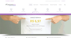 Desktop Screenshot of acamiseta.com.br